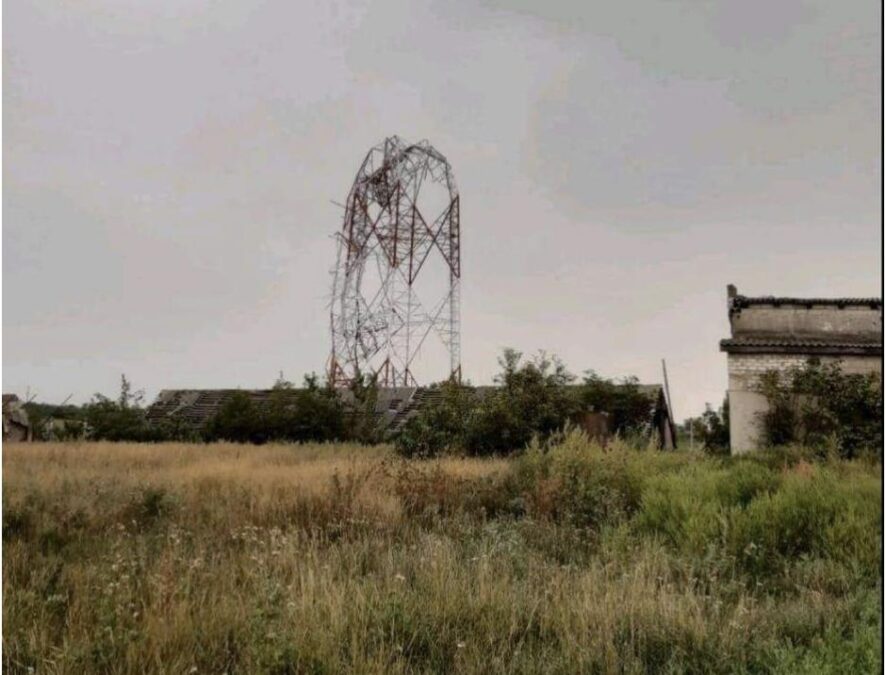 В Луганской области оккупанты уничтожили украинскую телебашню