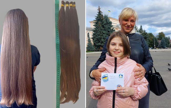 Донька полоненого захисника Маріуполя обрізала довге волосся, аби передати гроші на ЗСУ (ФОТО)