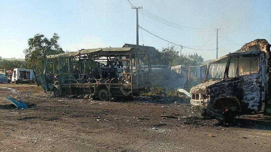 Поліція розслідує обстріл окупантами колони цивільних авто на Херсонщині