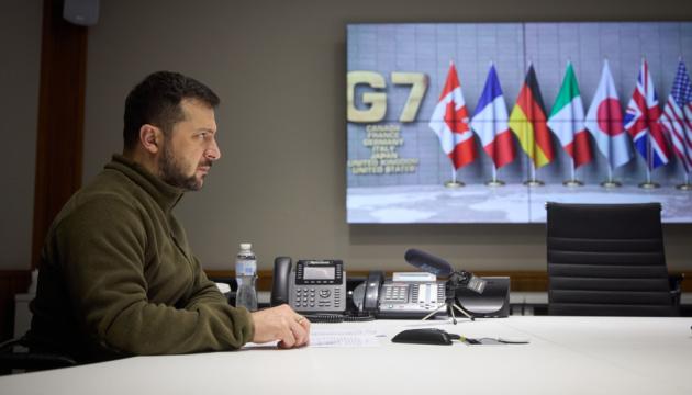 Зеленський пропонує G7 розмістити міжнародну місію на кордоні з рб