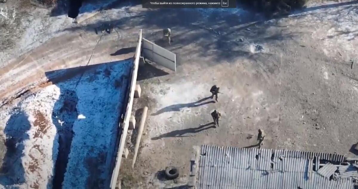 Прикордонники показали, як за допомогою БПЛА знищують ворога під Соледаром (відео)