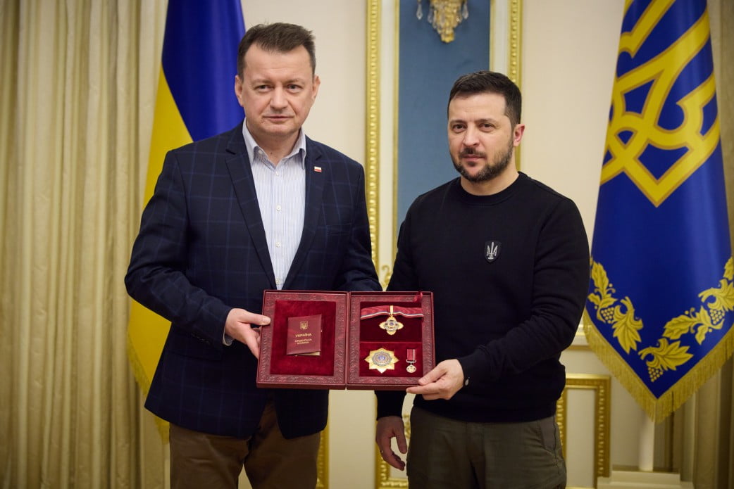 Володимир Зеленський нагородив Маріуша Блащака орденом «За заслуги» – пресслужба президента
