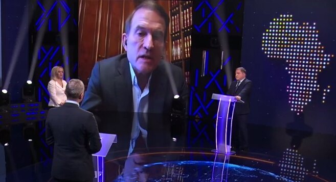 Медведчук розповідає про якісь вигадані рейтинги ОПЗЖ на білоруському пропагандистському каналі
