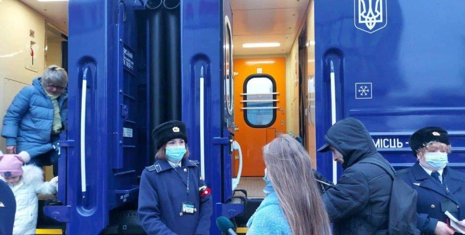 Пасажирам евакуаційних поїздів виплатили допомоги на понад 47 млн гривень