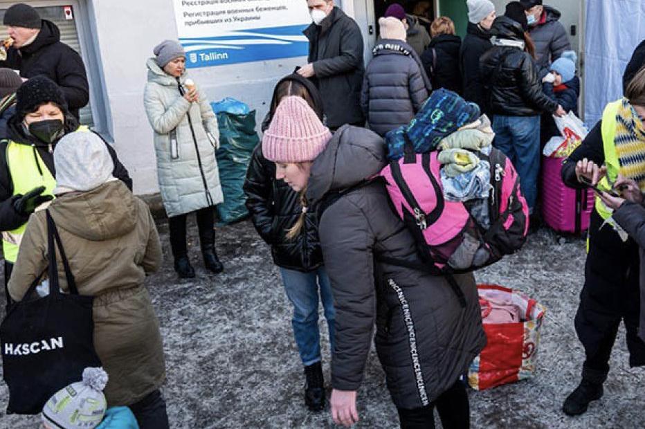 За рахунок українських біженців виросло населення одного з міст Естонії