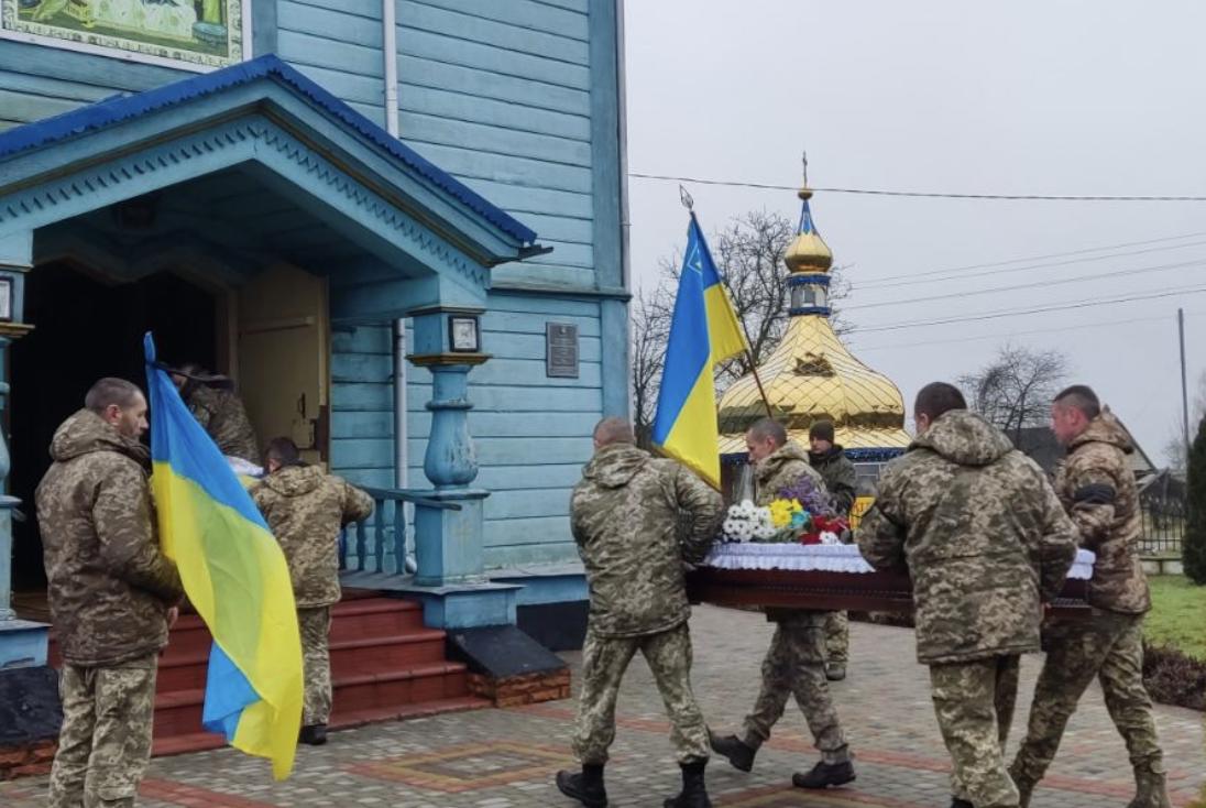 Волинь провела в останню путь українського захисника