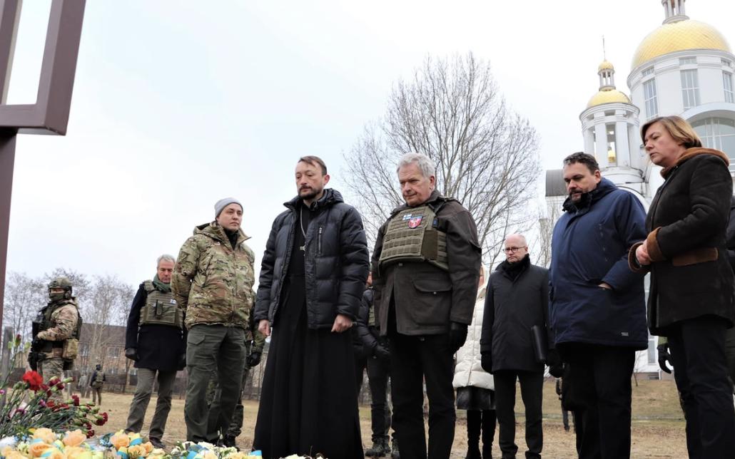 Деокуповані міста Київщини відвідав президент Фінляндії
