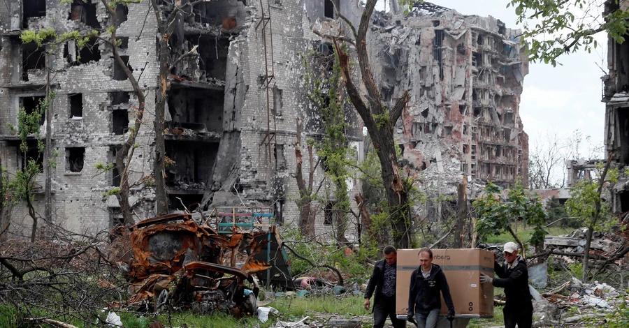 У мережі показали все, що залишилося від багатоповерхівки в окупованому Маріуполі (ФОТО)