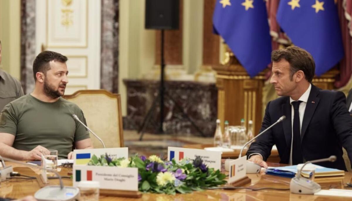 Владимир Зеленский ответил, изменился ли Макрон в отношении к Украине