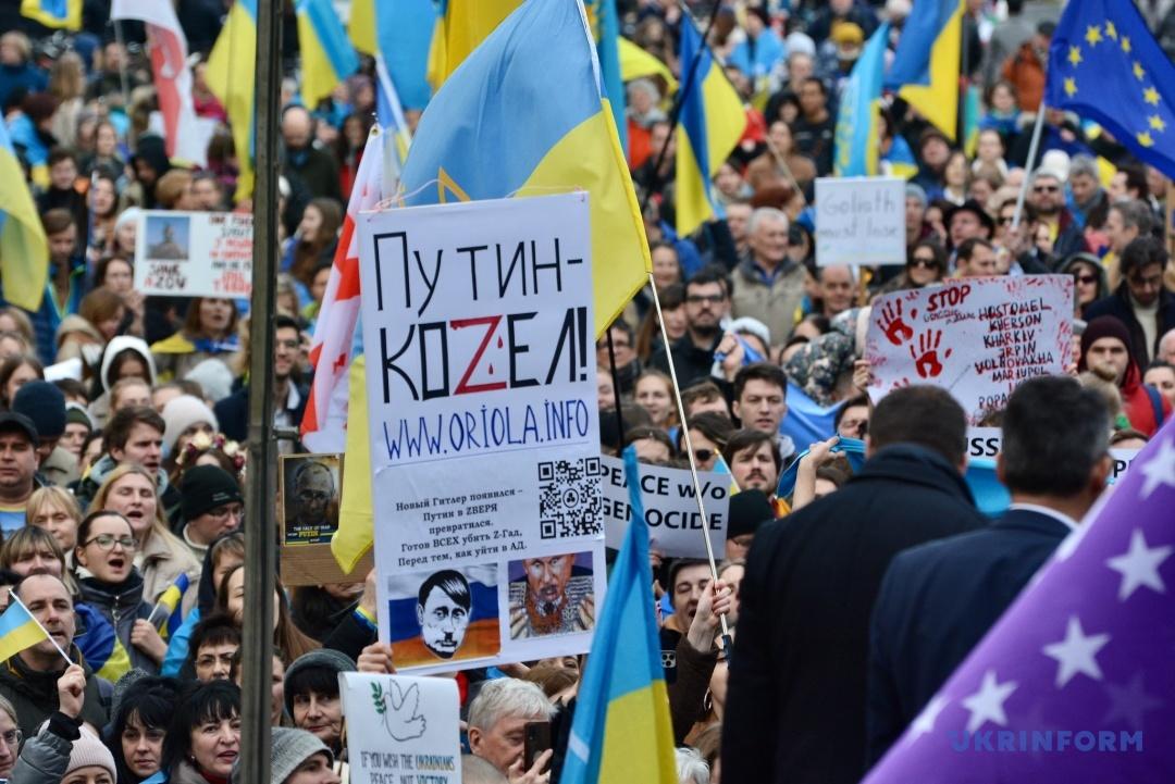 У Німеччині відбулась масова демонстрація на підтримку України (ФОТО)