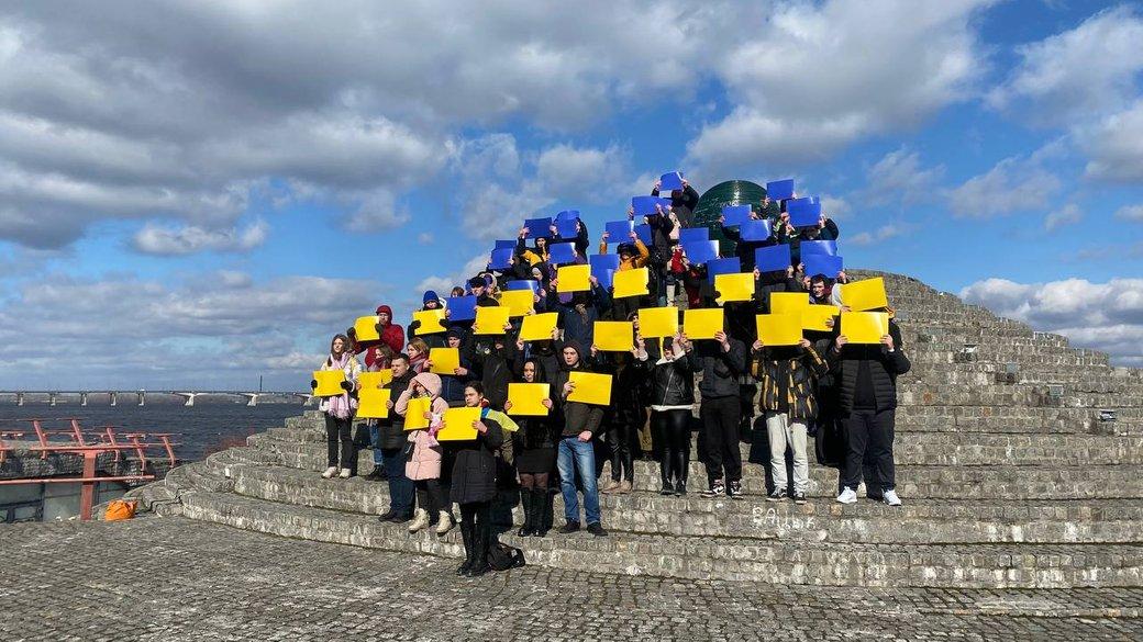 У Дніпрі активісти провели акцію в пам’ять про Героїв Небесної Сотні (ФОТО)