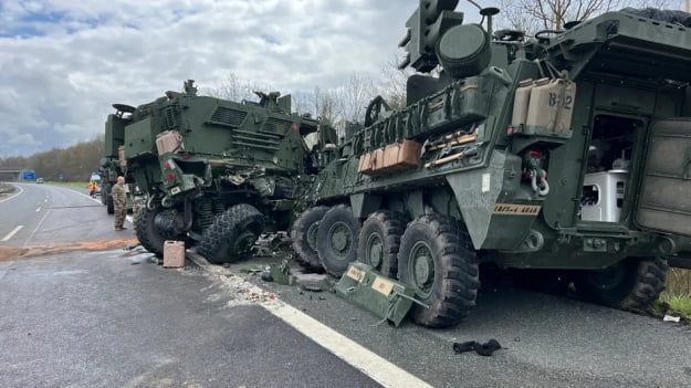 Внаслідок аварії з американськими броньовиками у Німеччині постраждало семеро осіб