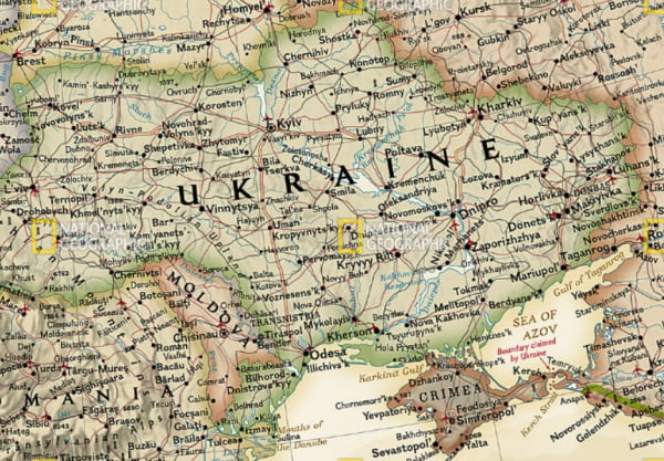 У Європі виявлено продаж мап з «російським» Кримом