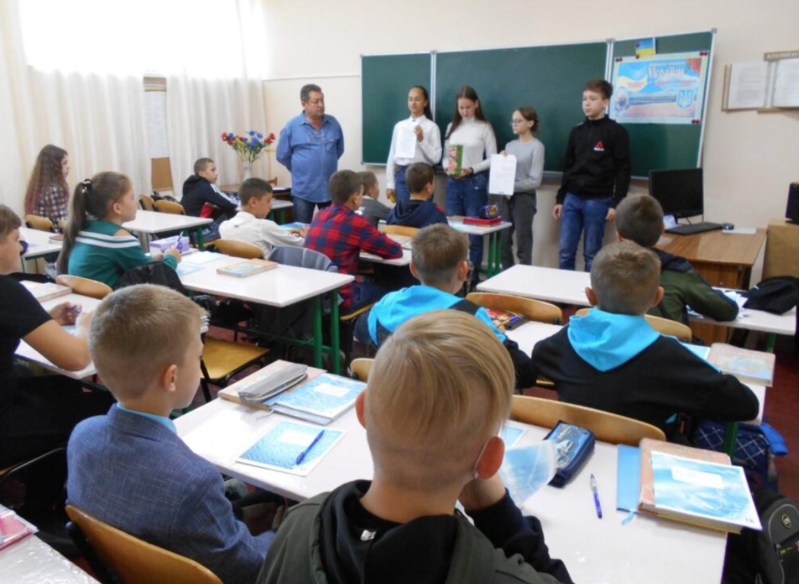 У Дніпрі працює вчитель-переселенець із Гуляйполя