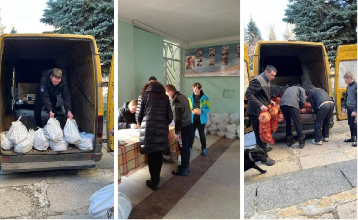 У Харкові волонтери європейського фонду передали допомогу ВПО