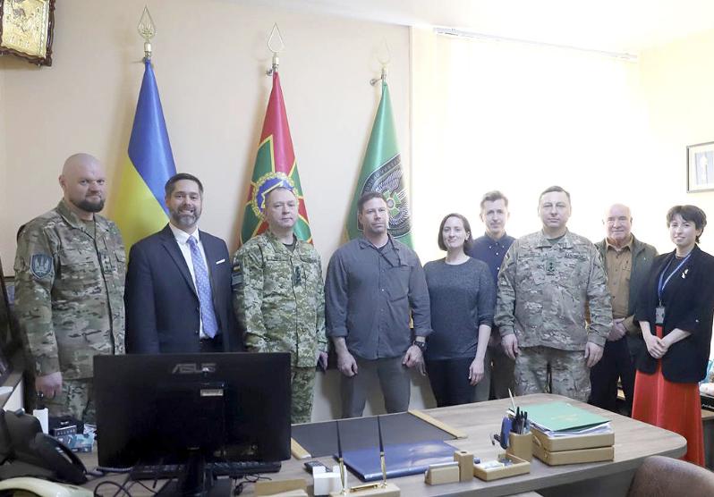 Головний прикордонник України зустрівся з представником місії США