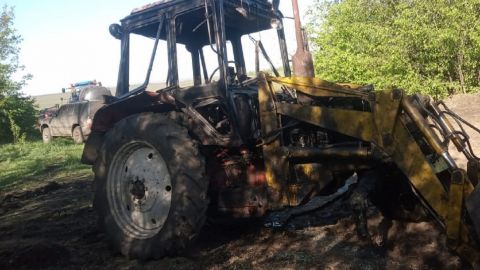 В Харьковской области трактор взорвался на взрывном устройстве