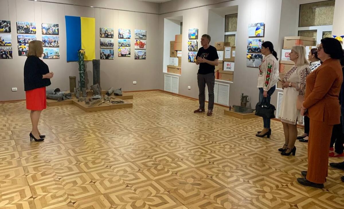 У Херсоні відкрили виставку, присвячену деокупації міста
