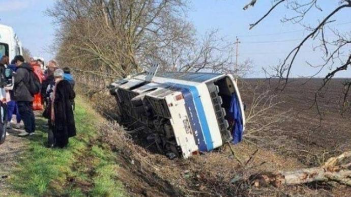У Молдові зазнав аварії автобус, що прямував до Києва: є постраждалі