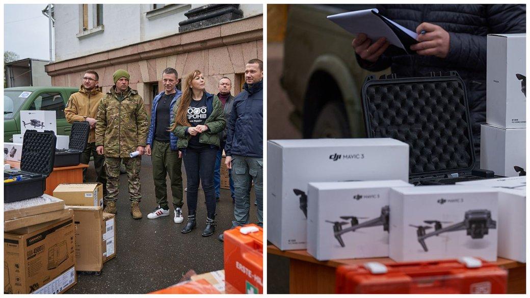 «1000 дронів для України»: У Краматорську волонтери презентували проєкт допомоги ЗСУ