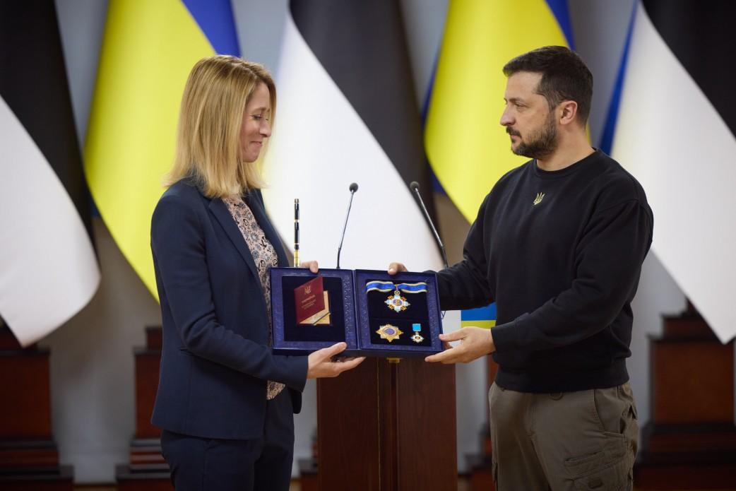 Зеленський нагородив прем’єр-міністра Естонії орденом Ярослава Мудрого