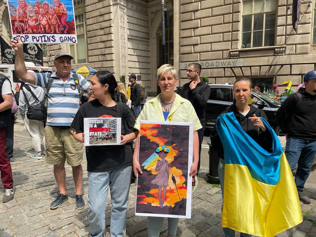 У США пройшла акція, на якій закликали захистити українських дітей від російських обстрілів