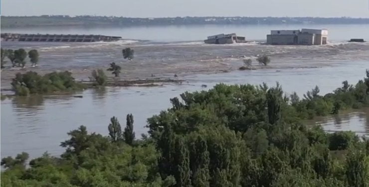МВС попереджає про можливість вибухів боєприпасів, піднятих стрімкою течією Дніпра