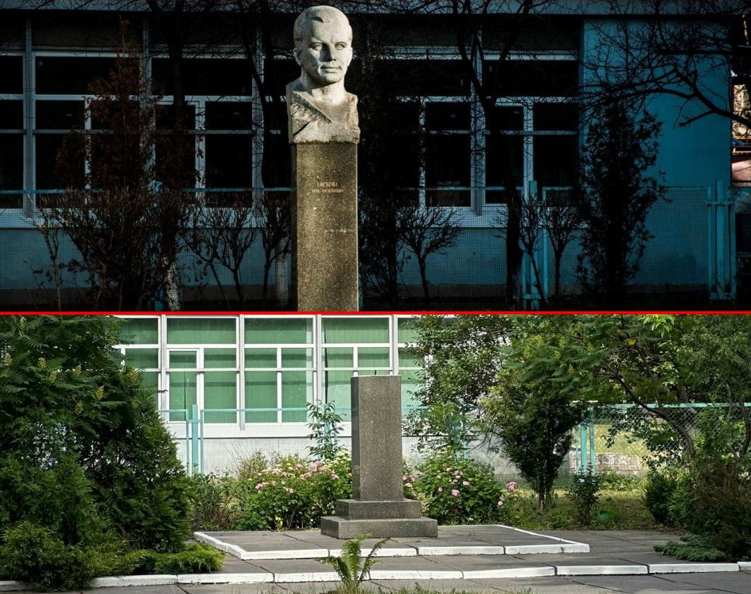 З київської вулиці прибрали пам’ятник радянському космонавту