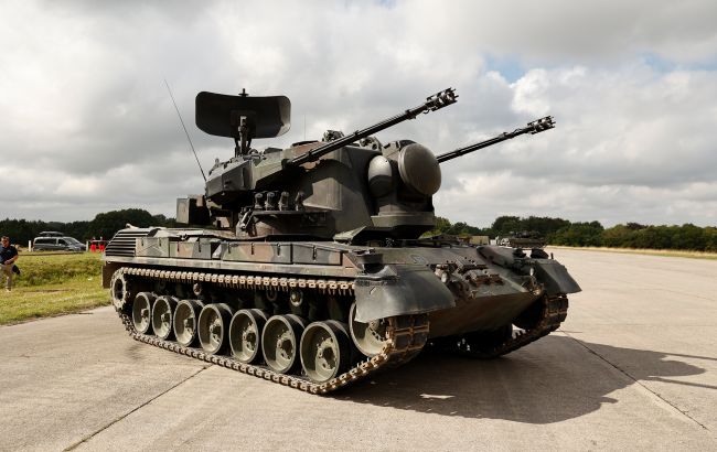 Украинскую ПВО усилят еще более 40 немецких зенитных установок Gepard