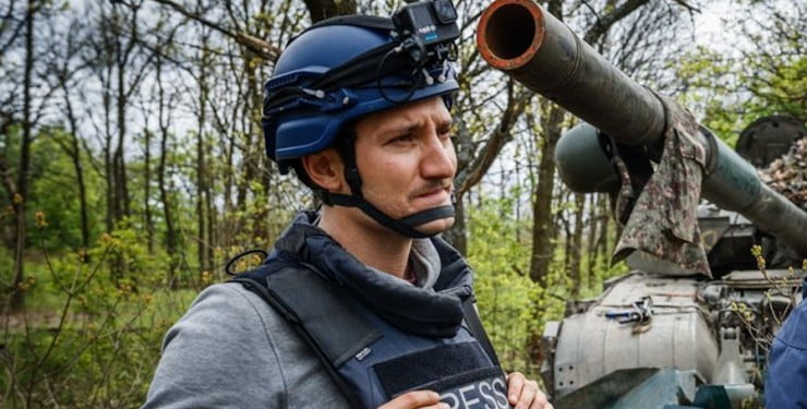 Загиблого під Бахмутом французького журналіста відзначено орденом Почесного легіону