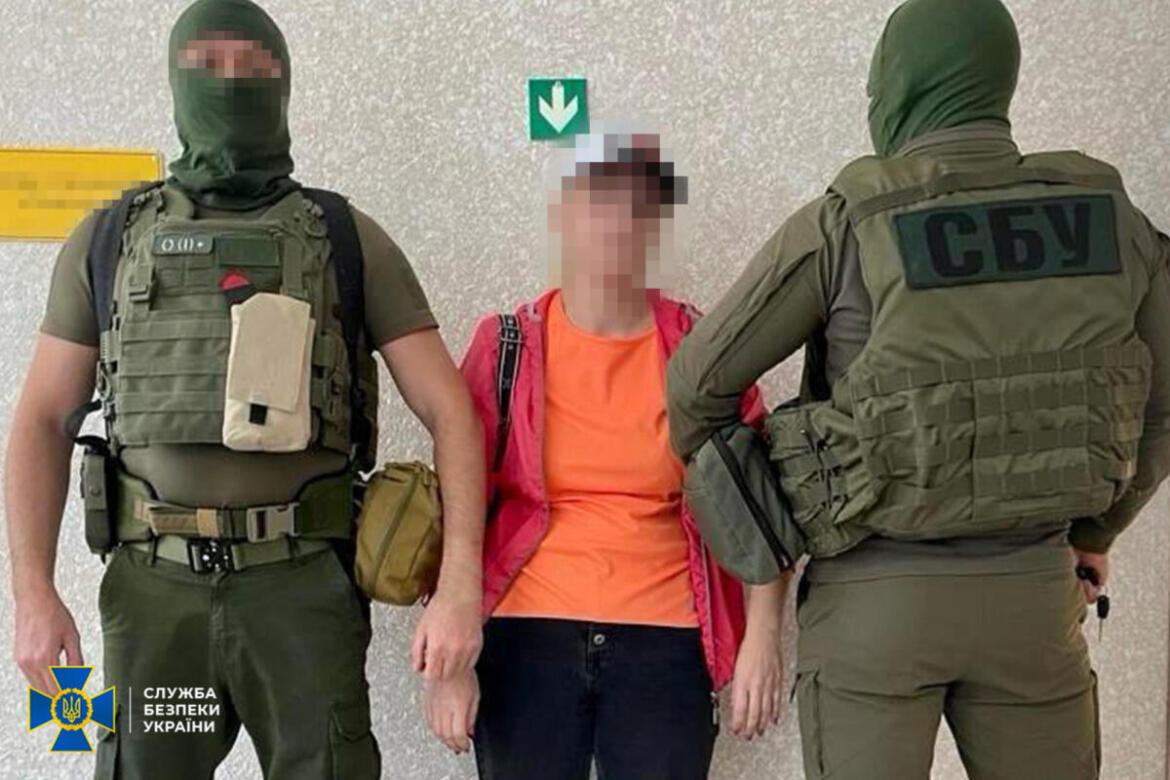 Служба безопасности задержала вражескую агентку, охотившуюся за украинскими десантниками под Бахмутом