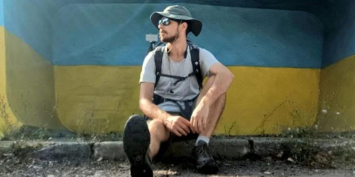 Італійський журналіст вирушив у благодійних похід, щоб зібрати кошти для допомоги Україні