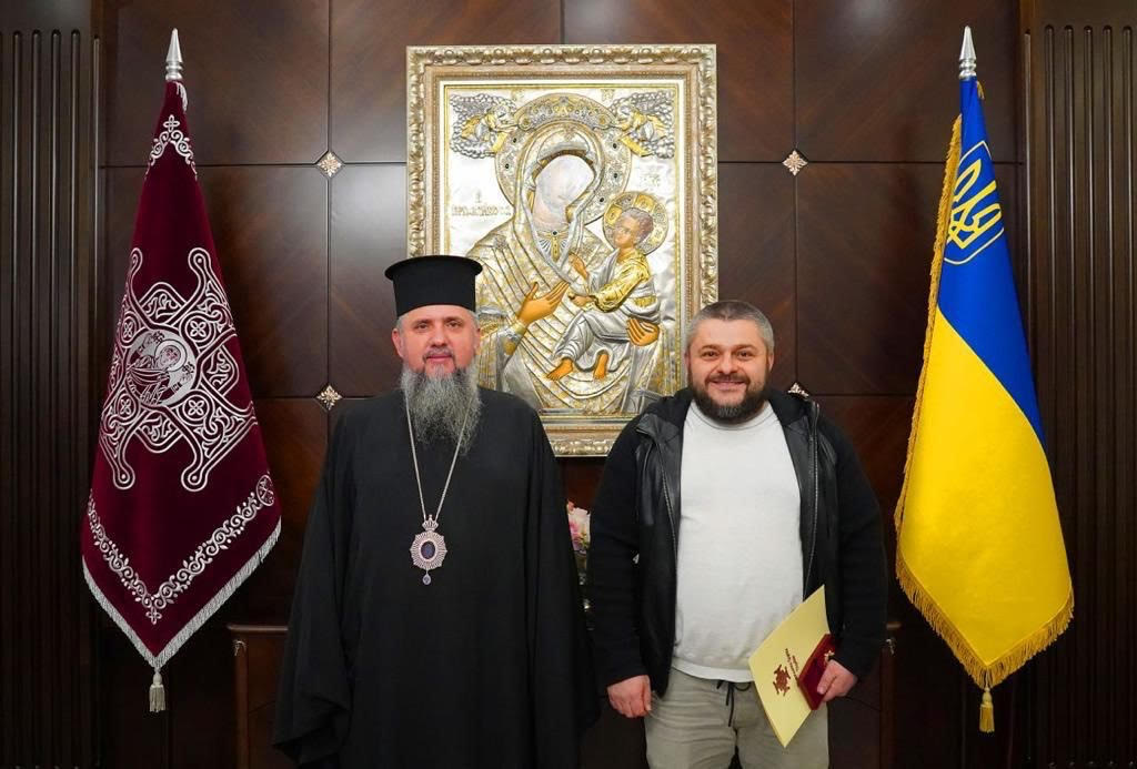 За відбудову історичної церкви в Прилуках благодійник отримав нагороду від ПЦУ