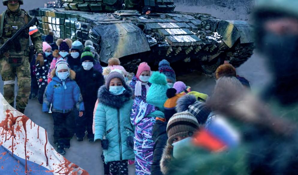 На окупованих територіях російські загарбники «фільтрують» українських дітей