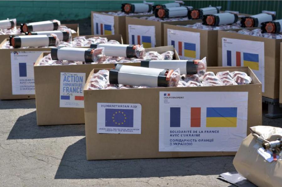 Херсонщина отримала гуманітарну допомогу від посольства Франції