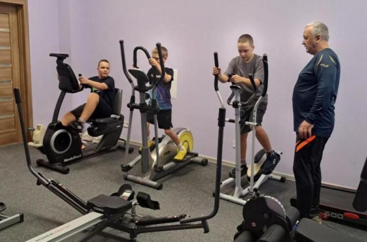 У столиці відкрили спортивний зал для переселенців з Луганщини