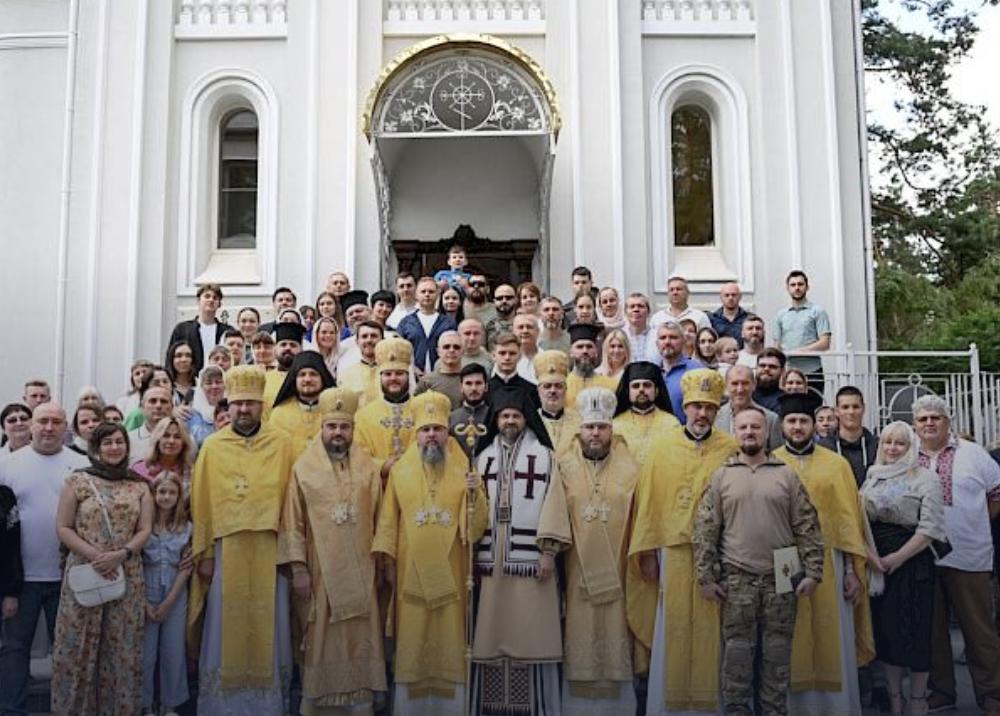 Литургию в храме Собора Киевских святых возглавил предстоятель ПЦУ