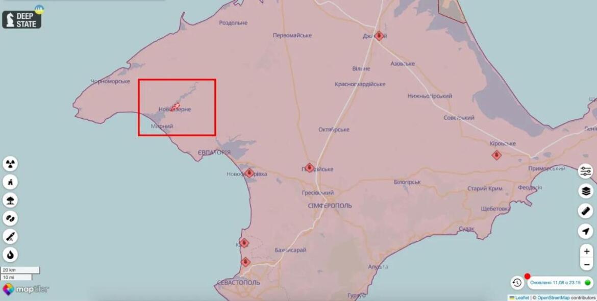 В окупованому Криму сталася «бавовна»: росіяни заявили про атаку безпілотників