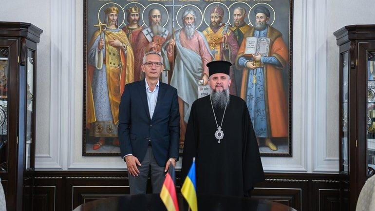 Митрополит Епіфаній провів зустріч з Послом Німеччини в Україні