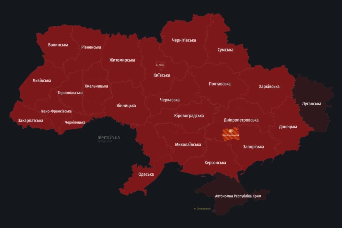 За рік повітряна тривога в Україні лунала понад 16 тисяч разів – аналітики