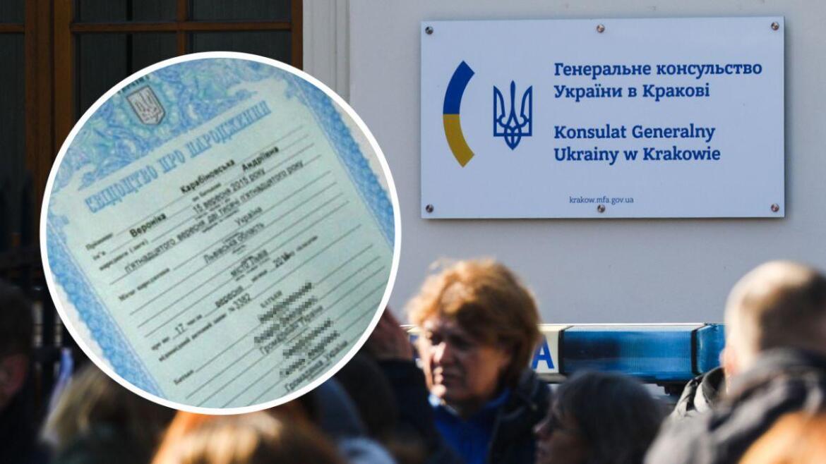 У консульстві пояснили, як українцям у Польщі отримати документи цивільного стану з України