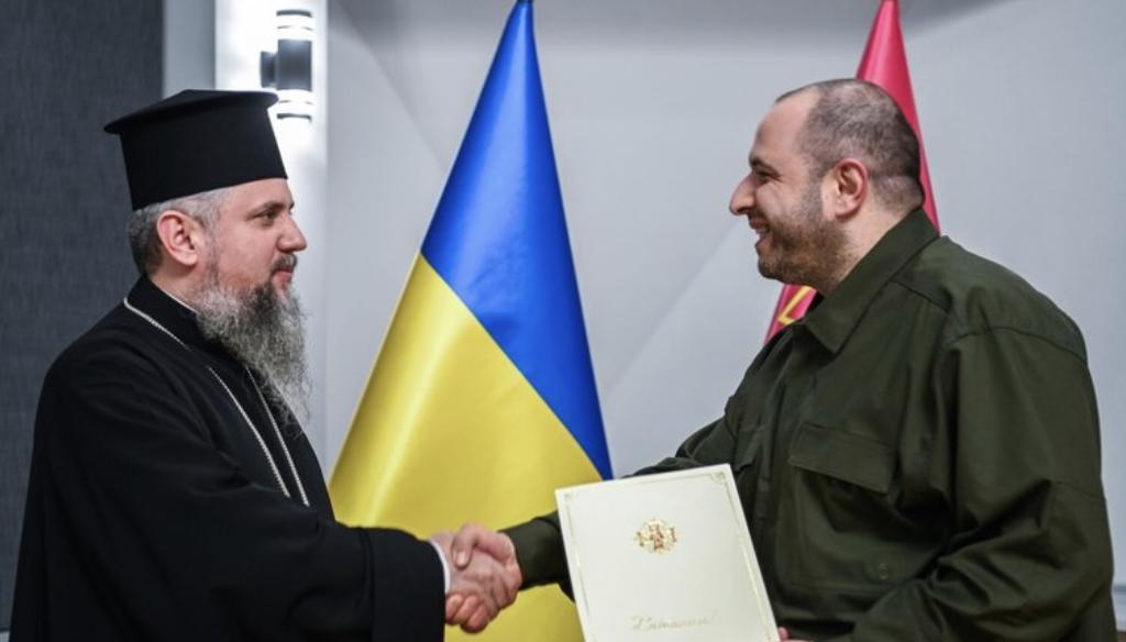 Епифаний встретился с новоназначенным министром обороны Украины