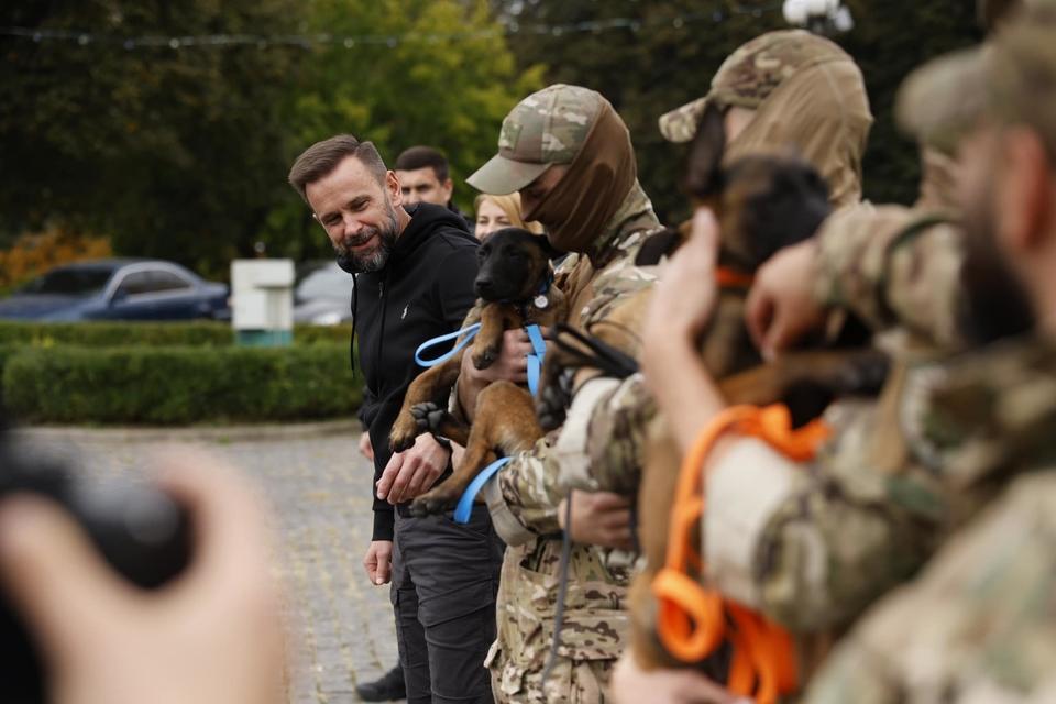 В Украине стартовала новая программа поддержки ветеранов войны с участием собак-терапевтов