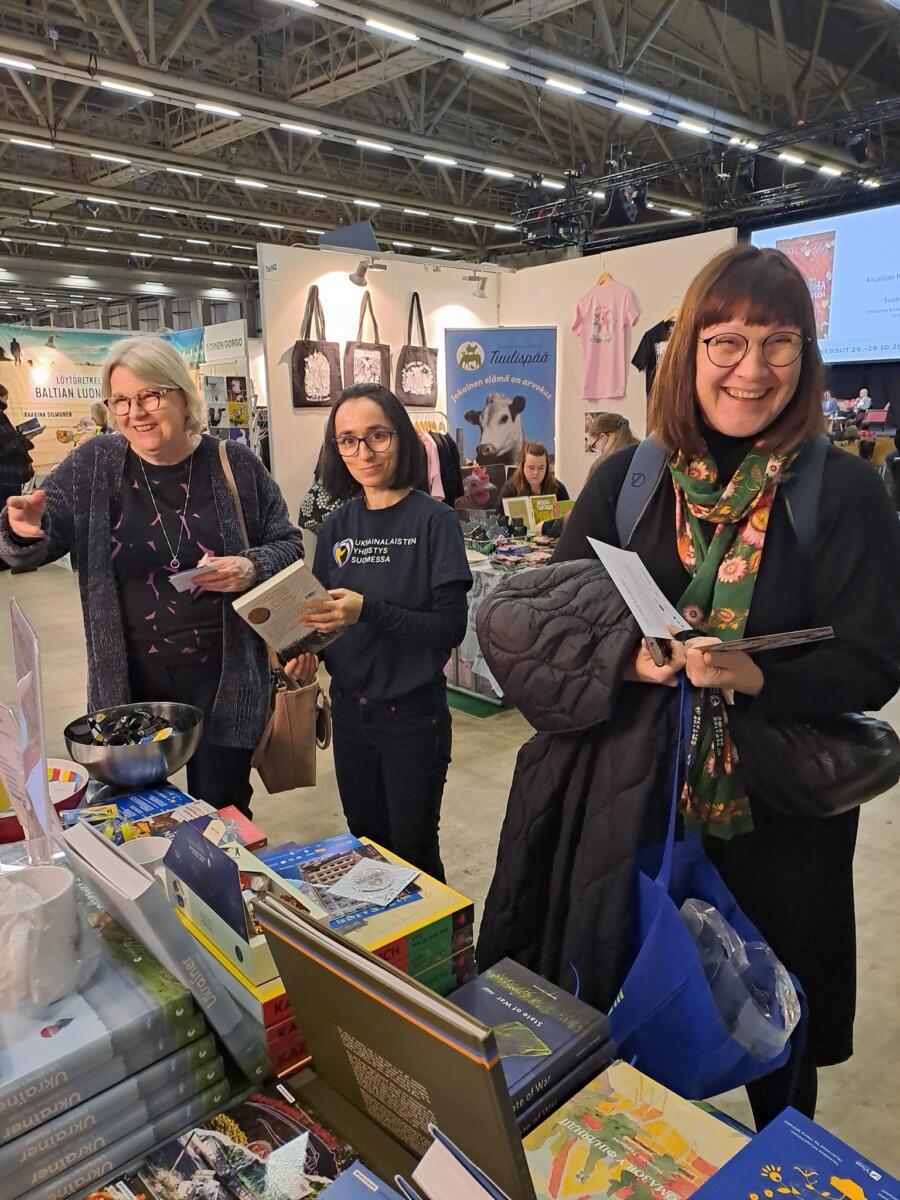 Украина впервые была представлена на книжной ярмарке в Хельсинки