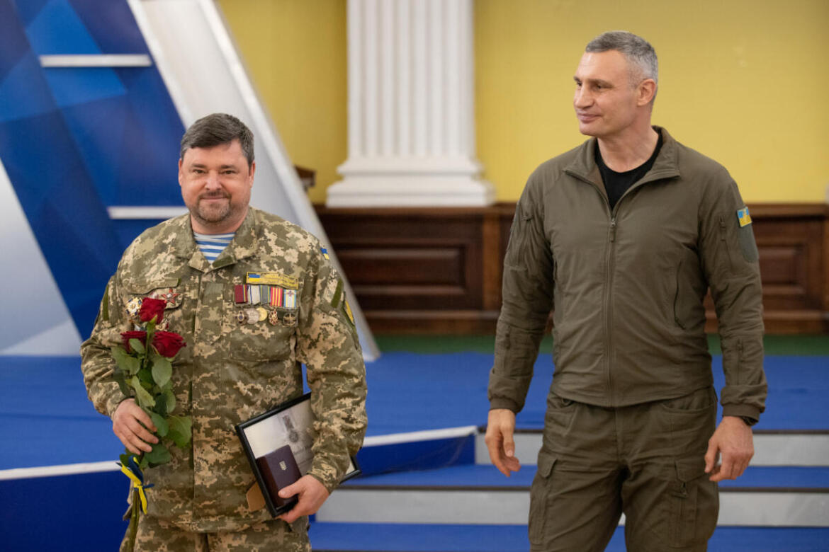 Около 40 киевлян получили награды от городского головы и Министерства обороны