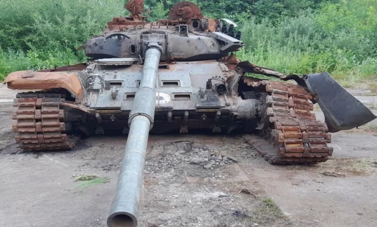Підбитий під Києвом російський танк покажуть у Фінляндії