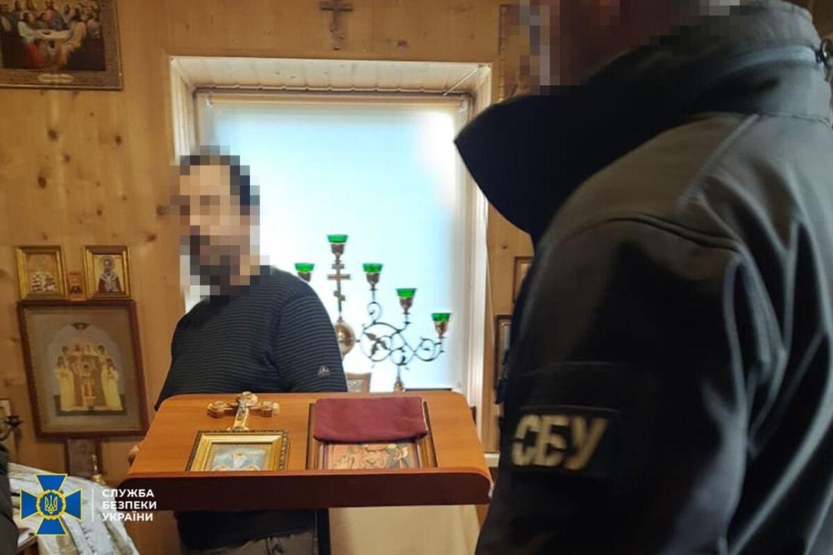 СБУ повідомляє про затримання ще одного священника УПЦ МП на Вінниччині