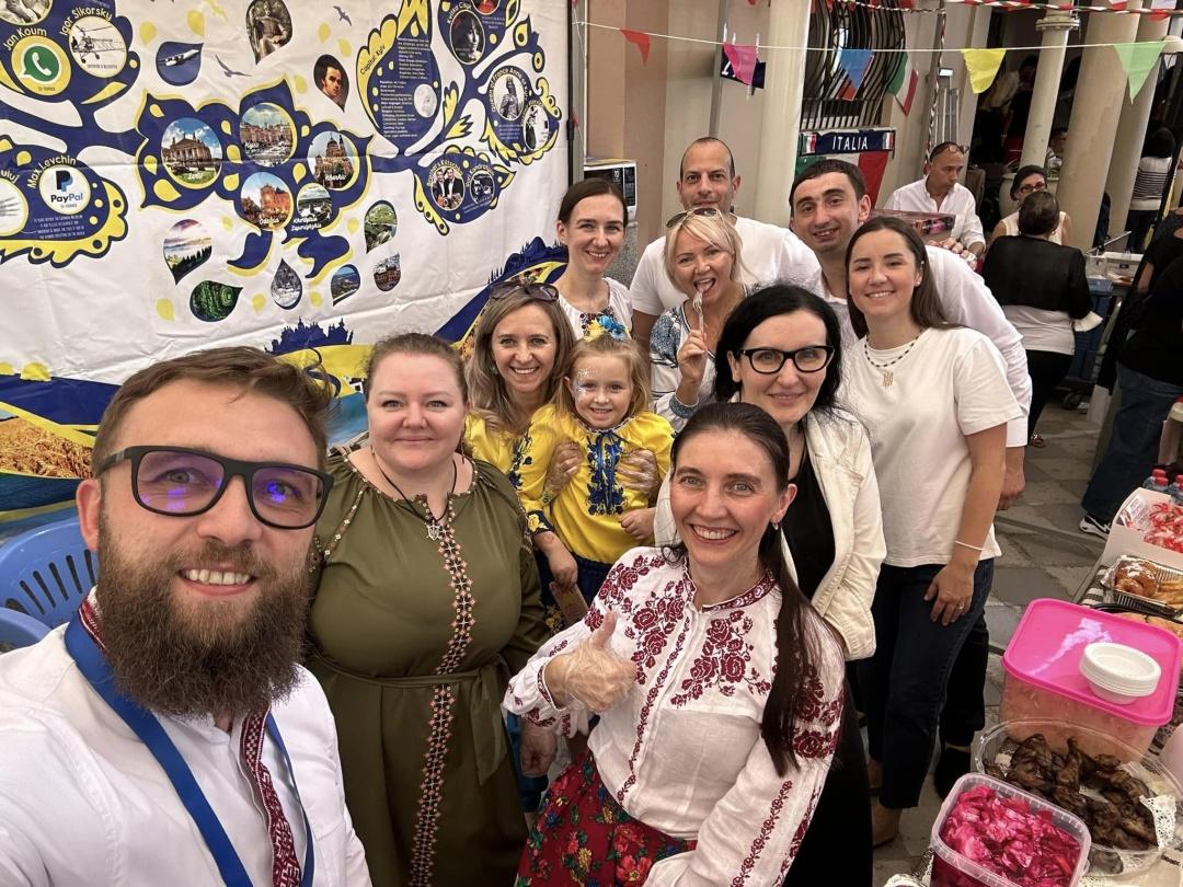 Украинская община приняла участие фестиваль еды в ОАЭ