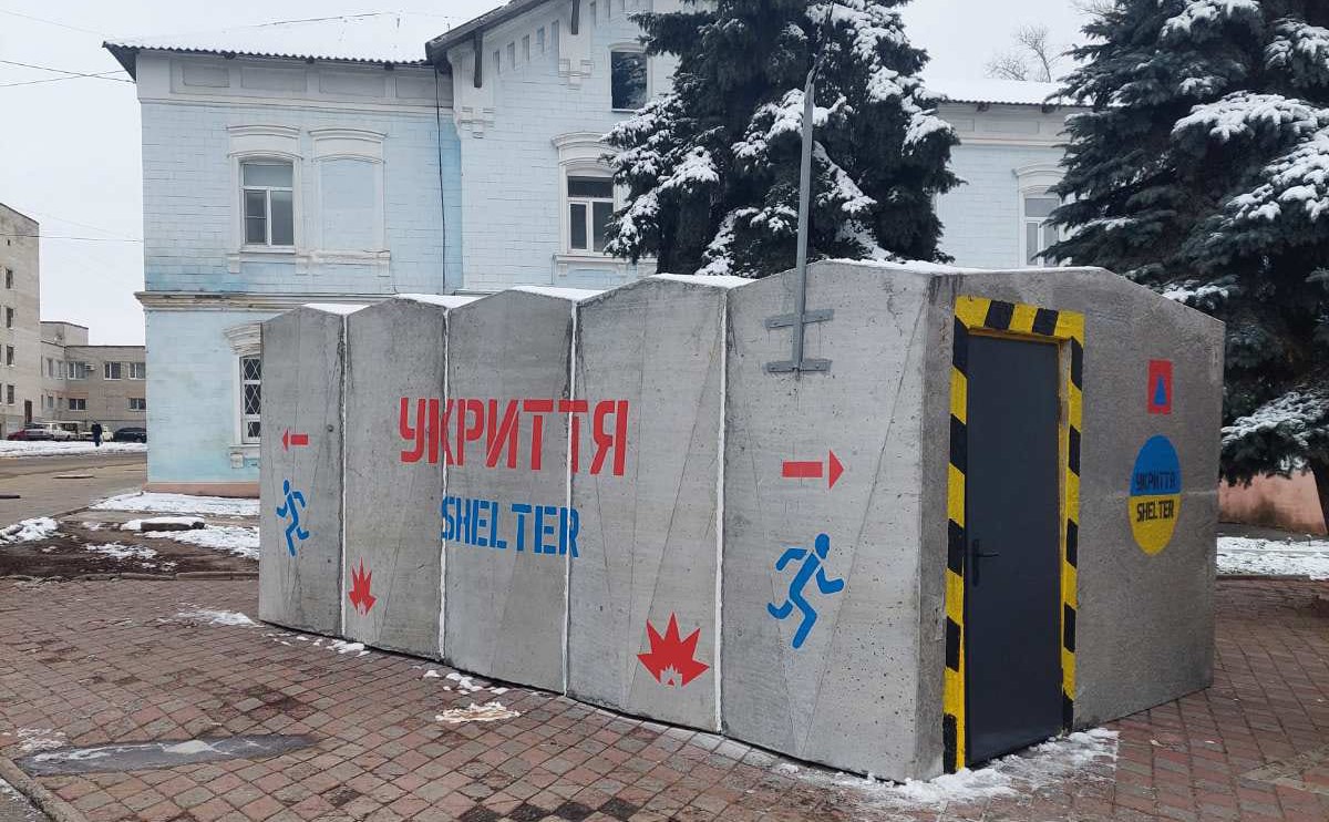 Для мешканців Дружківки облаштували ще п’ять мобільних укриттів