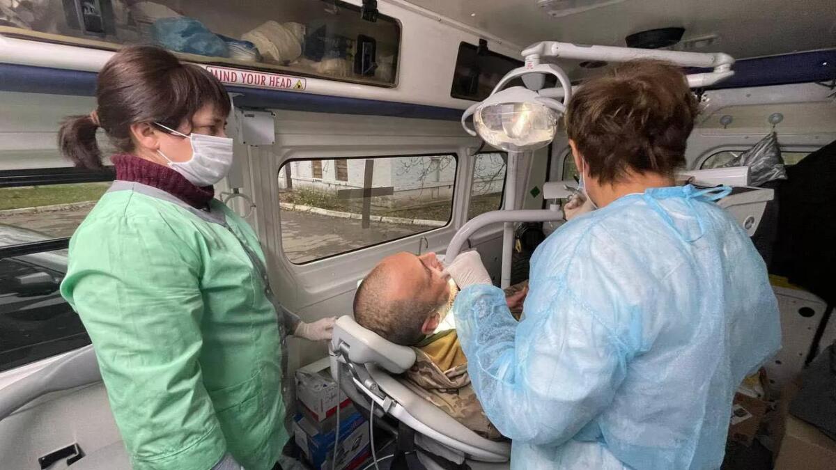 У Кривому Розі облаштували мобільний стоматологічний кабінет для військовослужбовців